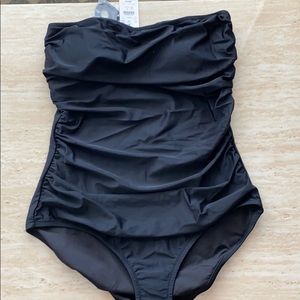 Jcrew Factory - Bandeau one piece swimsuit